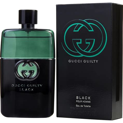 black gucci cologne|best price gucci guilty black.